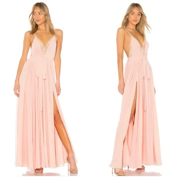 MICHAEL COSTELLO X REVOLVE Justin Gown, Blush, Medium